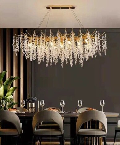 Candelabru Miracle Pure Dining 1200x450, 13 surse de iluminare