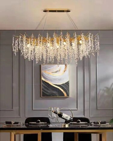 Candelabru Miracle Pure Dining 1200x450, 13 surse de iluminare